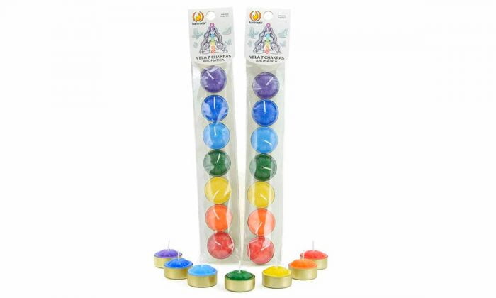 Velas de noche 7 chakras