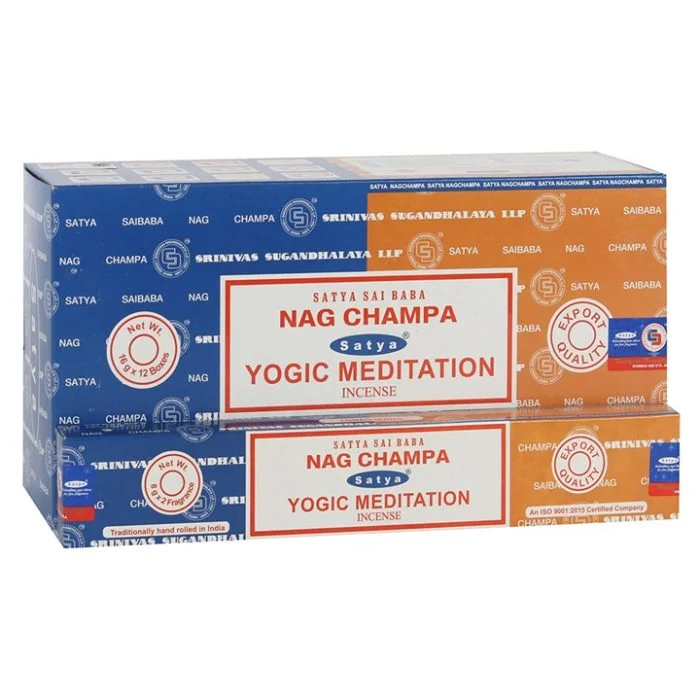 12 paq. Combo nag champa + otros aromas (surtidos)