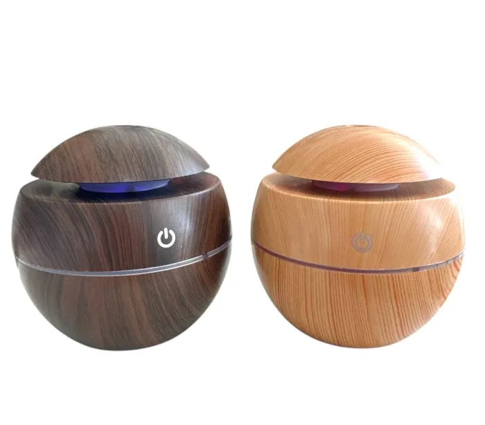 Humidificador madera redondo